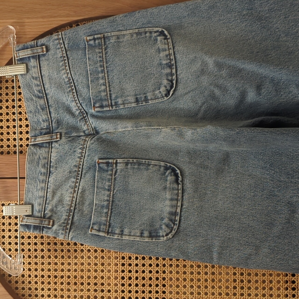 NWT Sandro Wide Leg Jean (Oslo Jean) Sz 34 - XS | Light Wash Denim - Picture 9 of 9